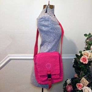 Kipling Rasberry Red Lancelot Crossbody Bag